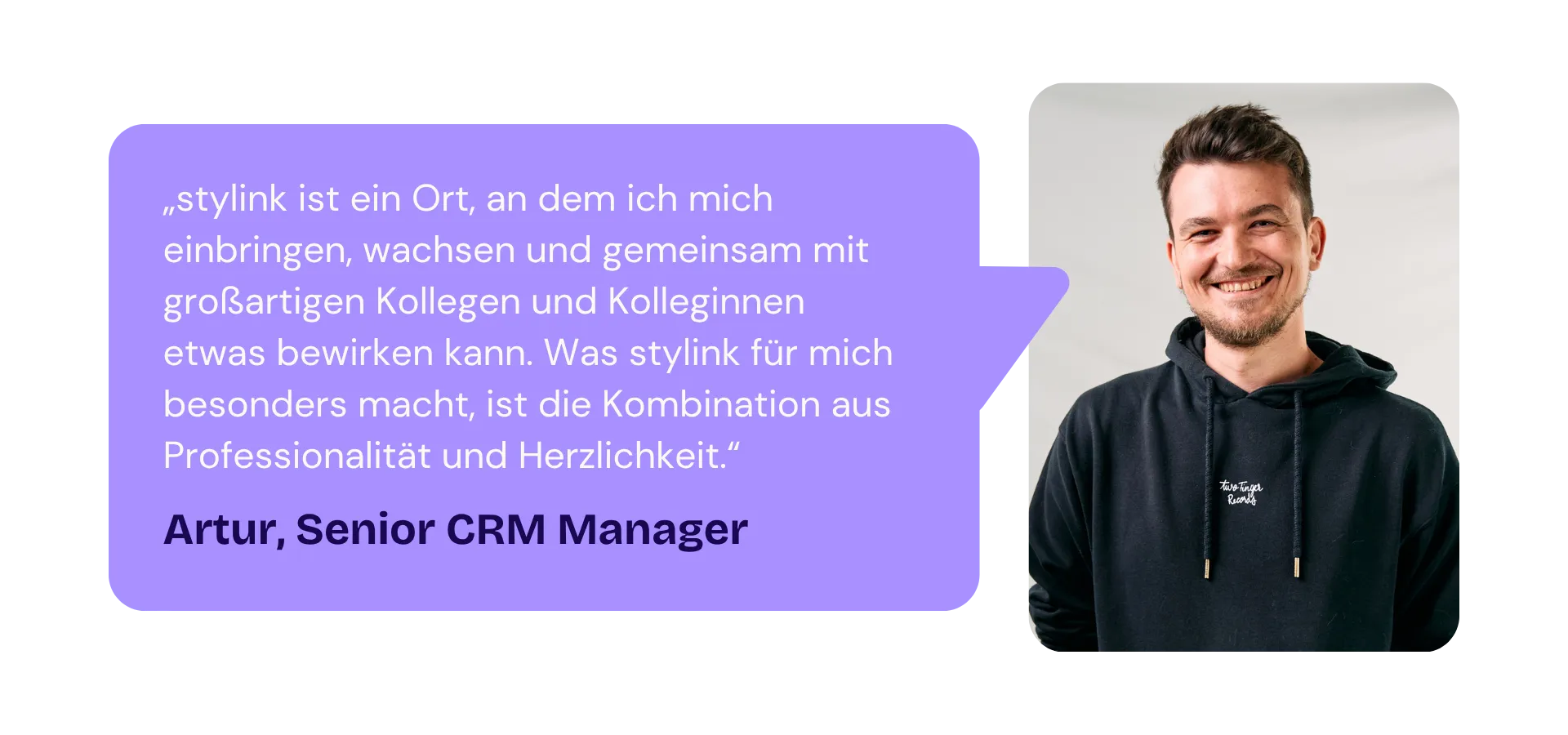 Artur Penner, Senior CRM Manager bei stylink.